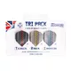 Darts toll készlet Harrows Supergrip Flight Tri Pack