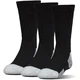 Pánske ponožky Under Armour HeatGear Tech Crew 3 páry - XL (46-50,5) - Black