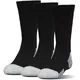 Unisex Socks Under Armour HeatGear Preformance Tech Crew – 3-Pack - Black - Black