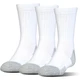 Pánske ponožky Under Armour HeatGear Tech Crew 3 páry - M (36-41) - White