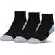 Pánske ponožky Under Armour HeatGear Tech Locut 3 páry - White