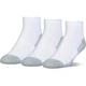 Pánske ponožky Under Armour HeatGear Tech Locut 3 páry - White - White