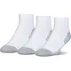 Pánské ponožky Under Armour HeatGear Tech Locut 3 páry - White - White