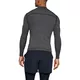 Men’s Compression T-Shirt Under Amour ColdGear Mock - Carbon Heather