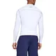 Men’s Compression T-Shirt Under Amour ColdGear Mock - Carbon Heather