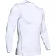 Men’s Compression T-Shirt Under Amour ColdGear Mock - Black - White