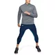 Men’s Sweatshirt Under Armour Threadborne Streaker 1/4 Zip - Steel Light Heather/Charcoal Medium Heather/Reflective