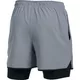 Pánske tréningové šortky Under Armour Qualifier 2-in-1 Short - Black