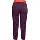 Dámské legíny Under Armour Featherweight Fleece Crop - Merlot