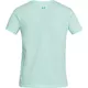 Dámske tričko Under Armour Triblend Graphic SS Tee - Refresh Mint Light Heather