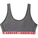 Dámska podprsenka Under Armour Favorite Cotton Everyday Htr - Steel Full Heather / Black / White