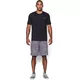 Pánske tričko Under Armour CC Left Chest Lockup - Carbon Heather