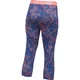 Girls’ Leggings Under Armour Printed Armour Capri - Tory Blue/Mona Lisa/Twilight Grey