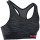 Dámská sportovní podprsenka Under Armour Mid Bra Printed - Black/Black/Pink Shock