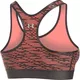 Dámská sportovní podprsenka Under Armour Mid Bra Printed - Black/Black/Pink Shock