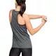 Dámske tielko Under Armour Tech Tank - Solid - Carbon Heather, XS