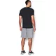 Pánske tričko Under Armour Charged Cotton SS T - BLACK / STEEL