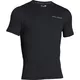 Pánske tričko Under Armour Charged Cotton SS T - Matterhorn - BLACK / STEEL