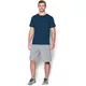 Pánske tričko Under Armour Charged Cotton SS T - BLACK / STEEL