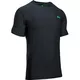 Pánske tričko Under Armour Supervent Fitted SS - Black/Green