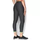 Women’s Compression Leggings Under Armour HG Armour Ankle Crop - Raisin Red/Marathon Red/Metallic Silver