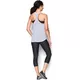 Dámske bežecké tielko Under Armour Threadborne Run Mesh Tank - True Gray Heather/Peach Orange/Reflective