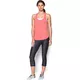 Dámské běžecké tílko Under Armour Threadborne Run Mesh Tank - True Gray Heather/Peach Orange/Reflective