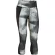 Dámske kompresné legíny Under Armour Fly By Printed Capri - Black/Dots/Reflective - Black/Gray/Reflective