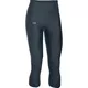 Dámske kompresné legíny Under Armour Fly By Printed Capri - Soft Black/Reflective - Soft Black/Reflective