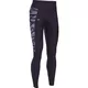 Dámske kompresné legíny Under Armour Fly By Printed Legging - Black/Dots/Reflective - Black/Gray Stripes/Reflective