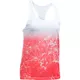 Dámske bežecké tielko Under Armour Hex Delta Racer Tank - WHITE / MARATHON RED / REFLECTIVE - WHITE / MARATHON RED / REFLECTIVE