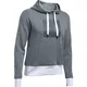 Dámska mikina Under Armour Threadborne Fleece BL Hoodie - XL - STEALTH GRAY / WHITE / TONAL