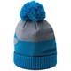 Chlapecká pletená čepice Under Armour Boy's Pom Beanie Upd - Cruise Blue/Steel/Cruise Blue