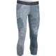 Dámské 3/4 legíny Under Armour Favorite Capri Printed - True Gray Heather/Blackout Navy/Metallic Silver