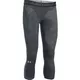 Dámske 3/4 legíny Under Armour Favorite Capri Printed - Bright Gray/Ebony/Metallic Silver - Bright Gray/Ebony/Metallic Silver