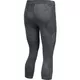 Dámské 3/4 legíny Under Armour Favorite Capri Printed - True Gray Heather/Blackout Navy/Metallic Silver