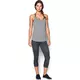 Dámske 3/4 legíny Under Armour Favorite Capri Printed - TRUE GRAY HEATHER / BLACKOUT NAVY / METALLIC SILVER