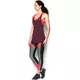 Women’s Training Tank Top Under Armour HeatGear 2-in-1 - Raisin Red/Marathon Red/Metallic Silver