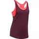 Women’s Training Tank Top Under Armour HeatGear 2-in-1 - Raisin Red/Marathon Red/Metallic Silver - Raisin Red/Marathon Red/Metallic Silver