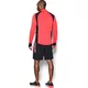 Pánske tričko Under Armour CG Reactor Run Half Zip - MARATHON RED / BLACK / REFLECTIVE