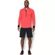 Pánske tričko Under Armour CG Reactor Run Half Zip - MARATHON RED / BLACK / REFLECTIVE