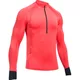 Pánske tričko Under Armour CG Reactor Run Half Zip - S - MARATHON RED / BLACK / REFLECTIVE