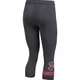 Women’s Capri Leggings Under Armour Favorite Graphic - True Gray Heather/Quirky Lime/White