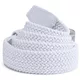 Pánsky opasok Under Armour Men's Braided 2.0 Belt - White