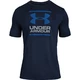 Men’s T-Shirt Under Armour GL Foundation SS T - Black/White/Red - Academy/Steel/Royal