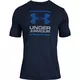 Men’s T-Shirt Under Armour GL Foundation SS T - Black/White/Red - Academy/Steel/Royal