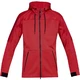 Pánská mikina Under Armour Unstoppable Coldgear Swacket - Steel/Steel - Red/Radio Red