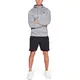 Pánská mikina Under Armour Fleece PO Hoodie - Steel Light Heather/Black