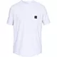 Pánske tričko Under Armour Sportstyle Pocket TEE - S - White /  / Black