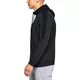 Pánska mikina Under Armour Microthread Fleece 1/2 Zip - BLACK / BLACK / BLACK